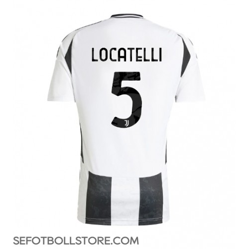 Juventus Manuel Locatelli #5 Replika Hemmatröja 2024-25 Kortärmad